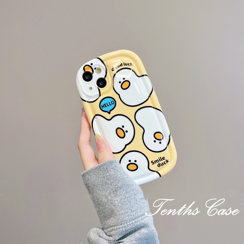 REDMI Casing Redmi12 A+12C 10C 10A 10 9T 9C 9A Note12 11Pro+11 11s 10s 10 9 9s 8 Pro Mi11LitePoco X3 Pro NFCSmile Duck Phone Case Silicon Cover