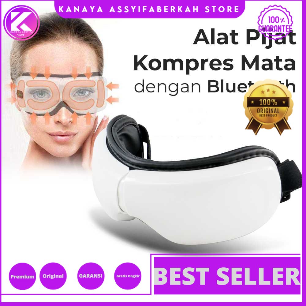 Eye Care Smart Massager Alat Pijat Kompres Mata dengan Bluetooth - H500