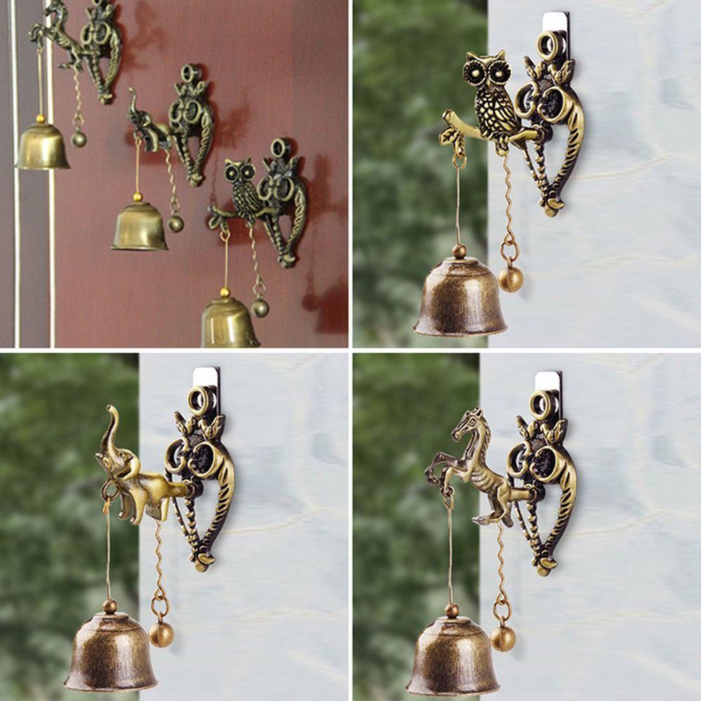 TOP Lonceng Logam Hadiah Windchime Hiasan Dinding Ornamen Toko Pintu Tokokeeper