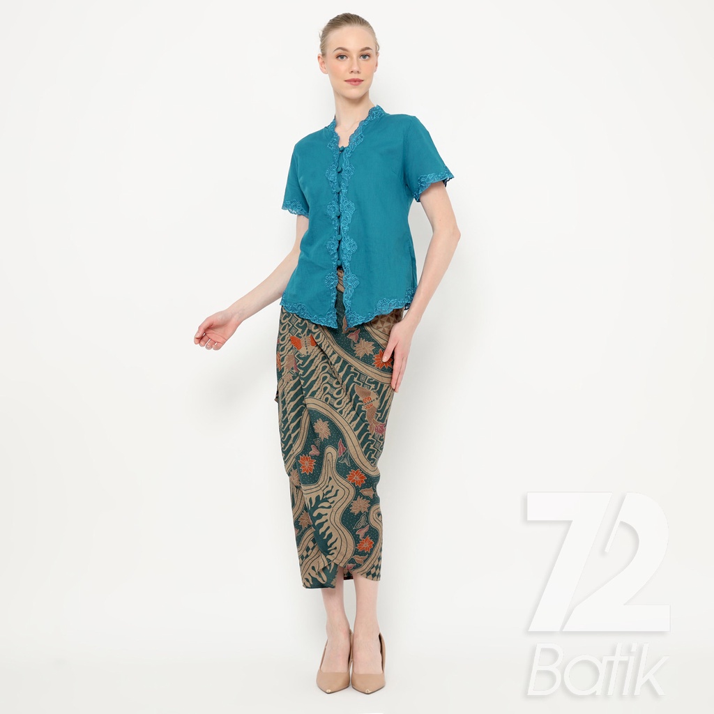 ROK BATIK SPAN Jena Skirt Lilit Kebaya Instan Modern Wanita Motif Sungai Kupu Hijau Kebiruan 723187 Cap 72 - Rok Batik Lilit Bawahan Skirt Kamen Kebaya Songket Batik Panjang Plisket Span Instan Jadi Bali Lembaran Premium Modern Untuk Wanita Kondangan