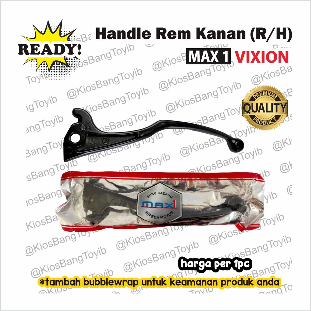 Handle Handel Tuas Rem Kanan (R/H) Hitam Yamaha VIXION (Max1)