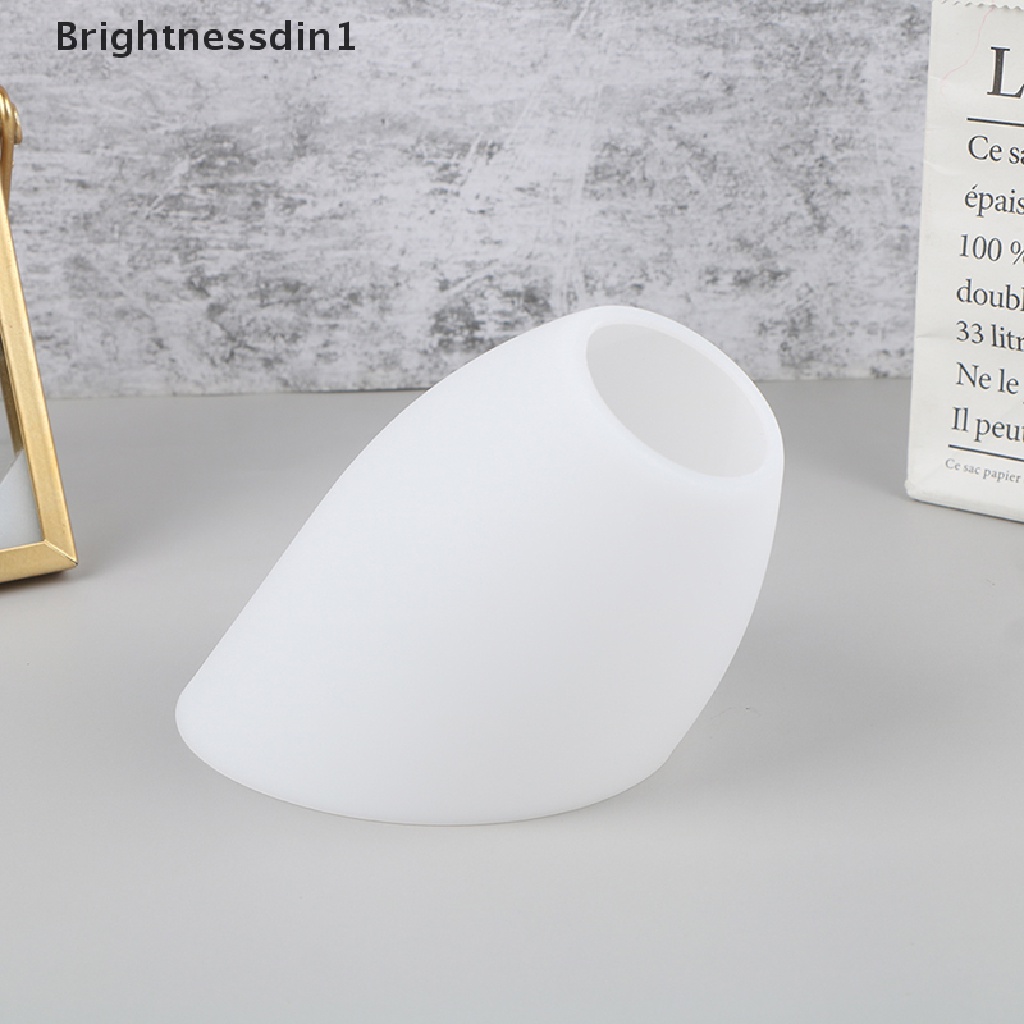 [Brightnessdin1] 1pcs Plastik Penutup Lampu Rumah Sederhana Cahaya Chic Aksesori Cahaya Butik Putih