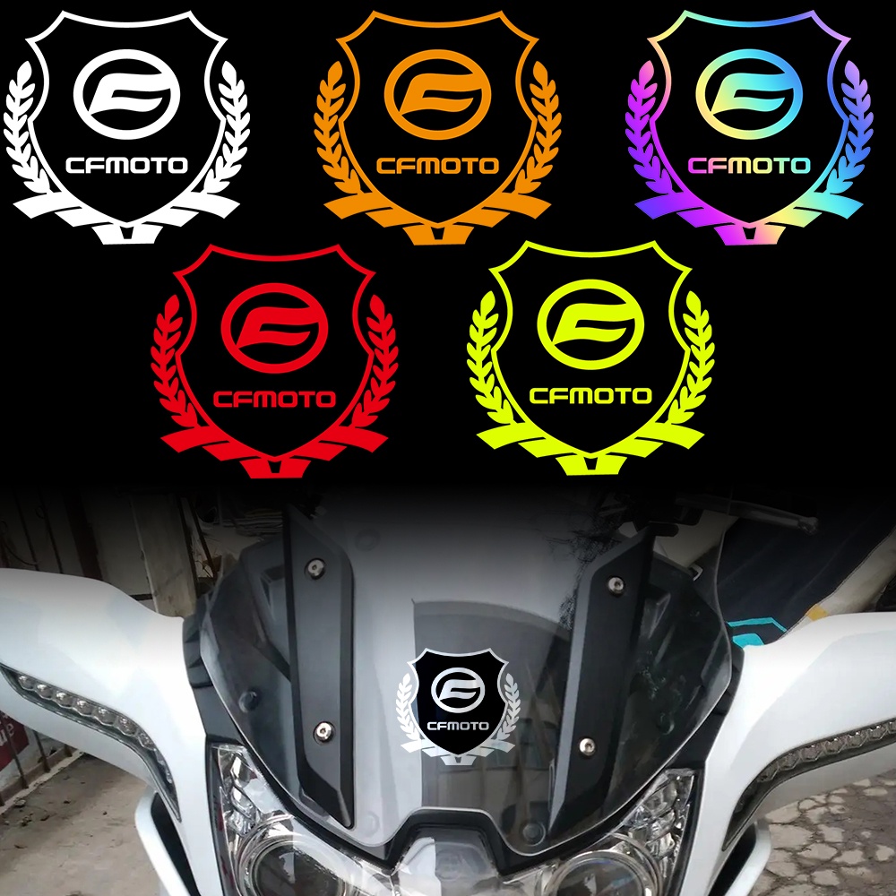 Cfmoto Motor 250SR 650NK 150NK Reflektif Stiker Logo 22MT400NK Tamu Negara 250NKG Kaca Depan Tangki Reflektif Retrofit Dekorasi Penutup Gores Decal