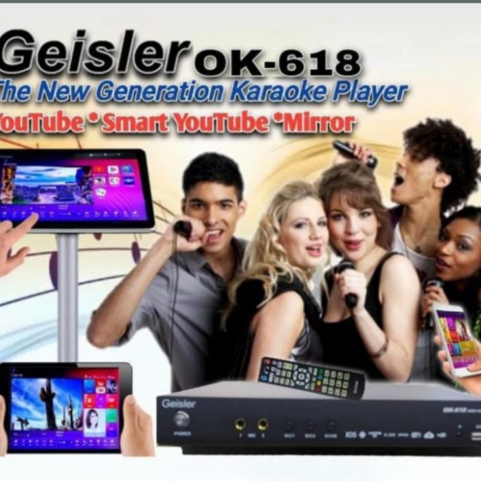Geisler ok 618 2 tera player karaoke