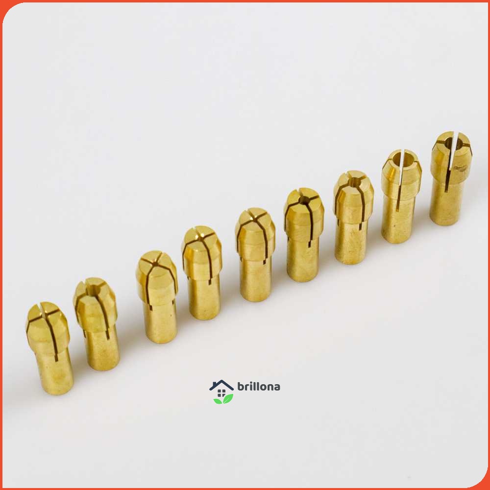 Taffware Chuck Mata Bor Drill Brass Collet 11 PCS - DMPJ-31