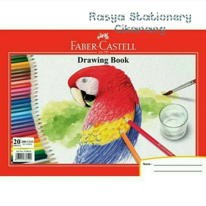 

DISKON SHOPEE/ DISKON CERIA/ Drawing book A4 Faber - Castell / Buku gambar A4 Faber - Castell