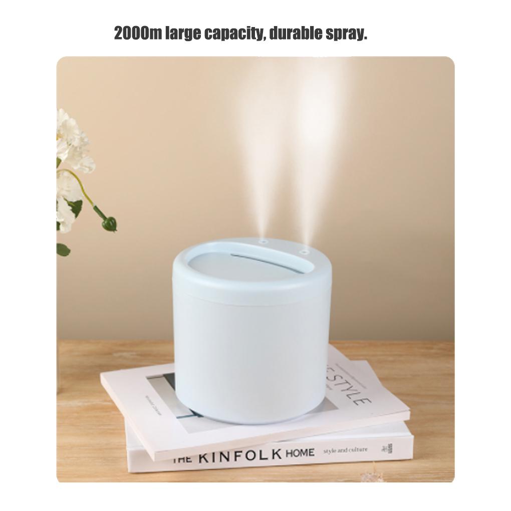 Mini Air Humidifier Desktop Aroma Essential Oil Diffuser Kamar Tidur Mist Maker Ringan Pengharum Ruangan Alat Rumah