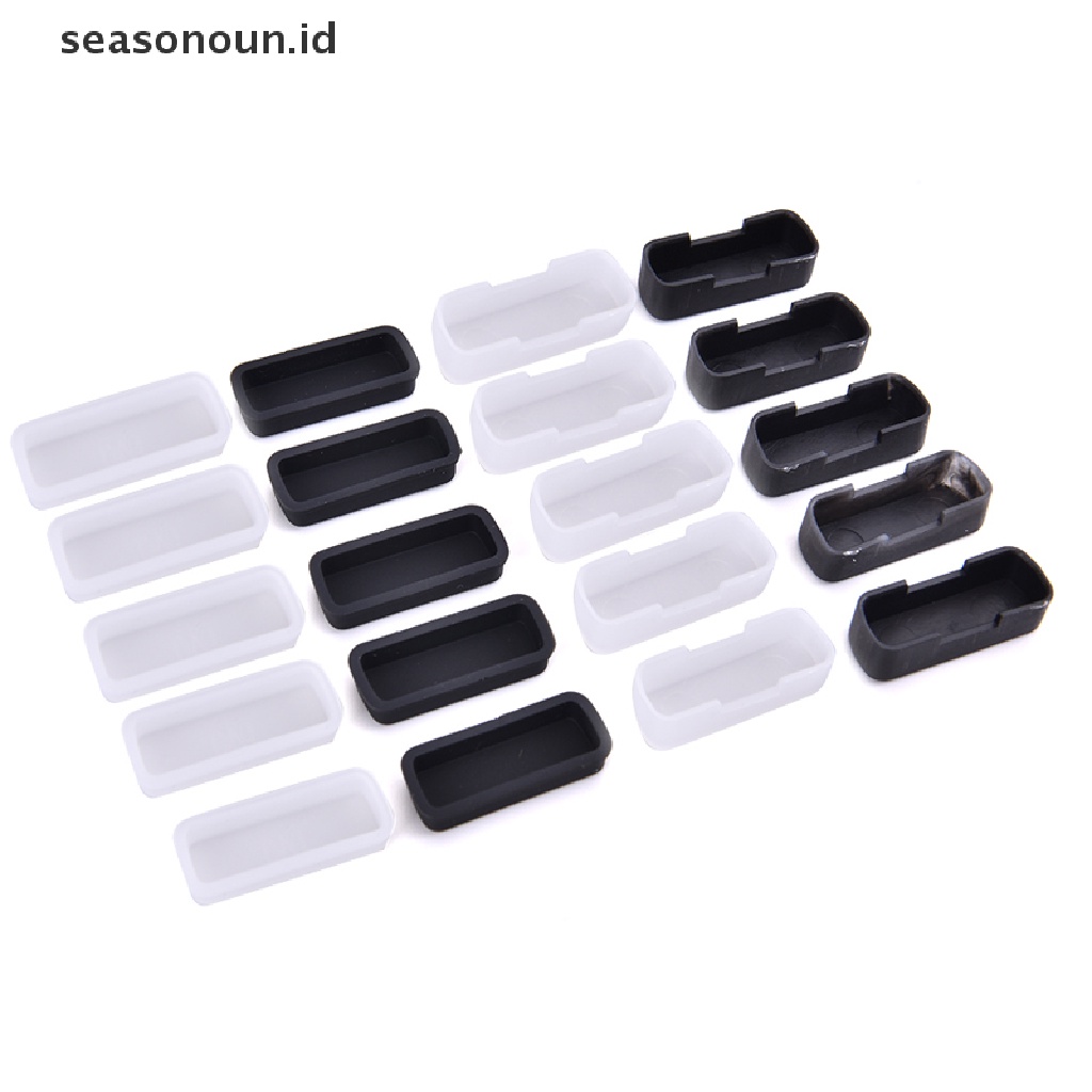 Seasonoun 5pcs Cover Pelindung Penutup Karet Tutup Debu Untuk Komputer DVI Konektor.