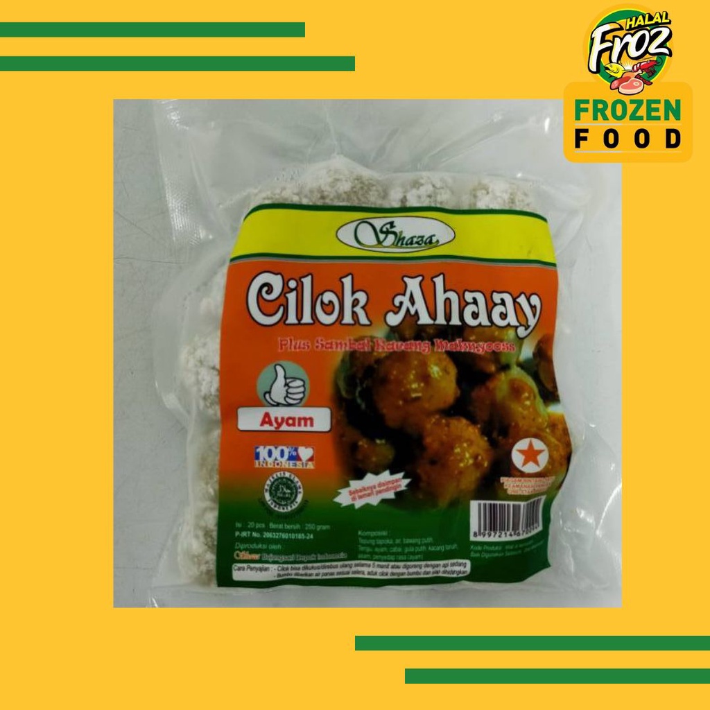 

Shaza Cilok Ahaay Ayam Instant Sameday Ready Poris