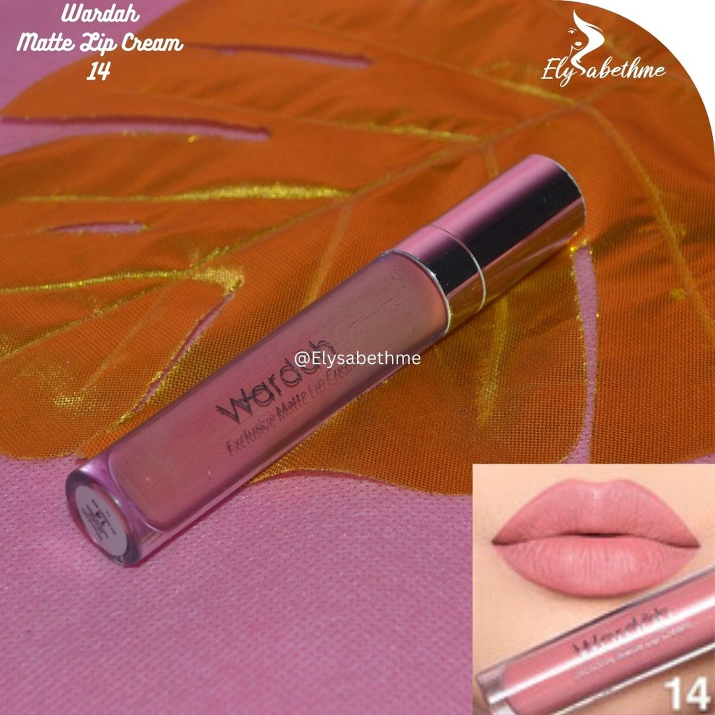 ✿ELYSABETHME✿ 🅆 🄰 🅁 🄳 🄰 🄷 Wardah lip cream mattee ORIGINAL lipstick cair ombre lips bibir