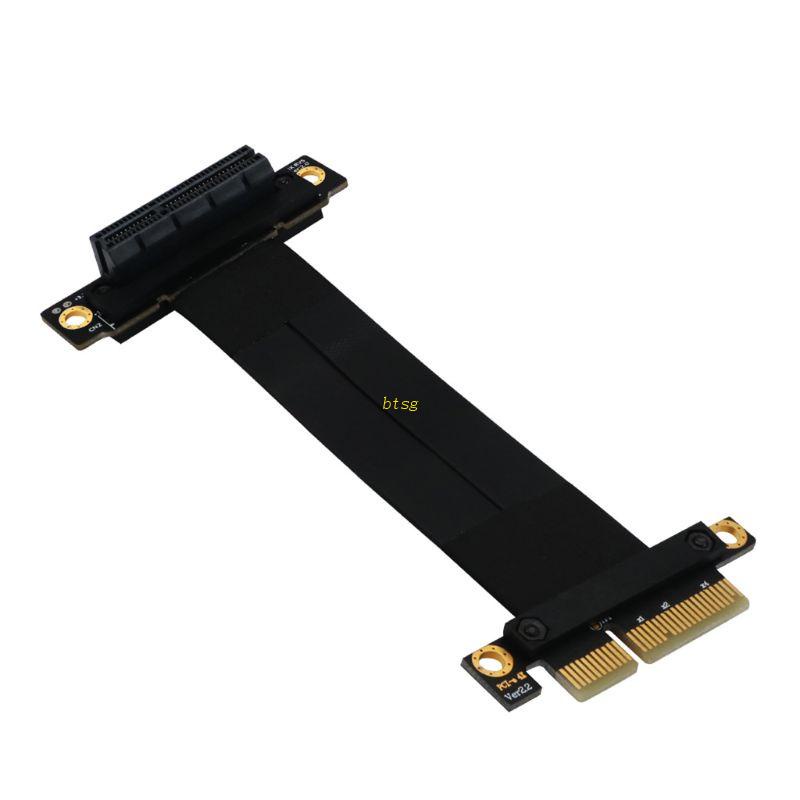 Btsg 270derajat PCI-E Express X4 Riser Card Adapter Extender PCI Express 270derajat