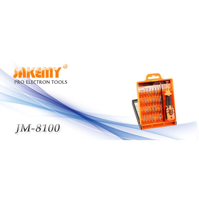 JAKEMY 32 in 1 Professioal Hardware Tools - JM-8100