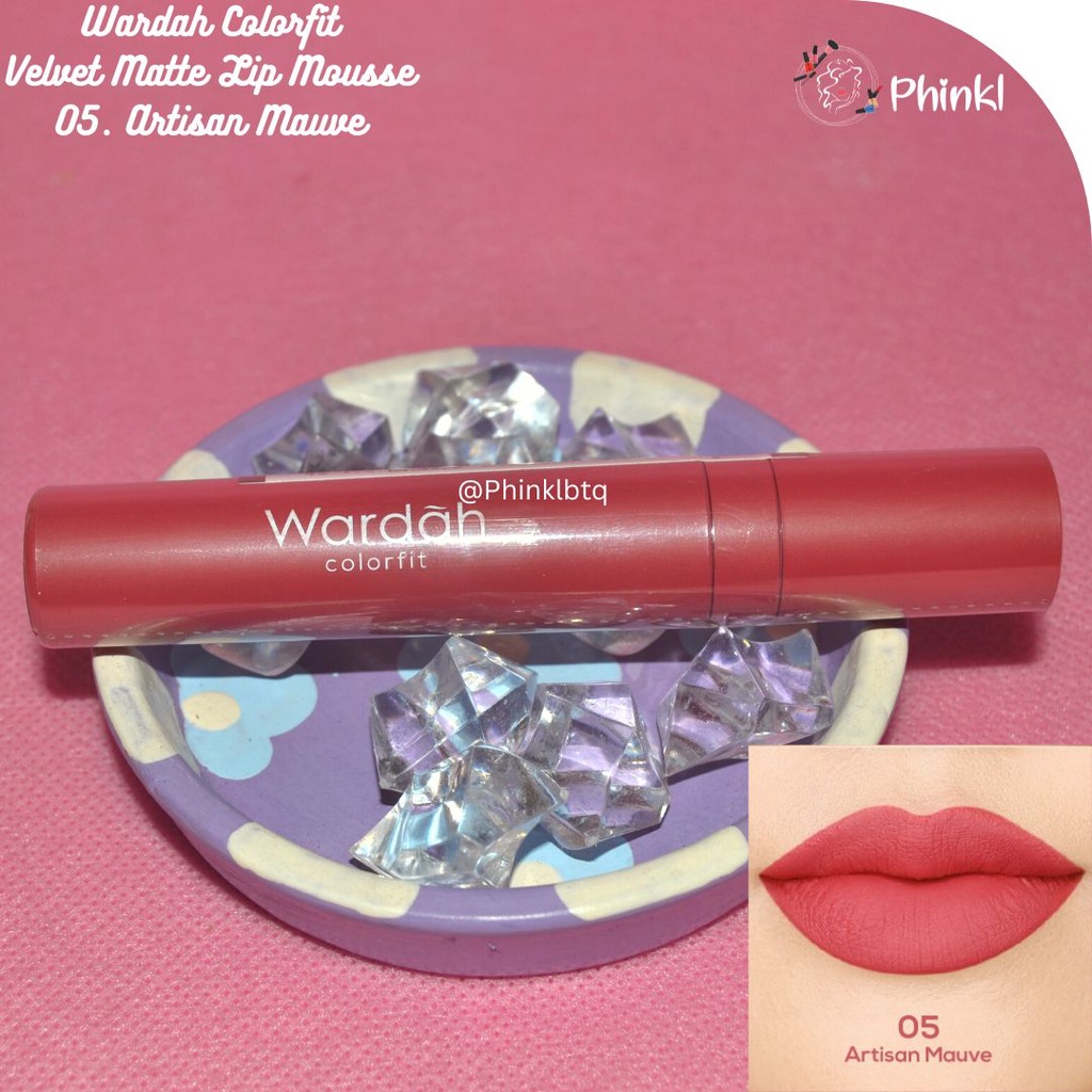 ᘺᗩᖇᕲᗩᕼ wardah velvet mattee lip cream lembut tahan lama lipstick cair ORIGINAL