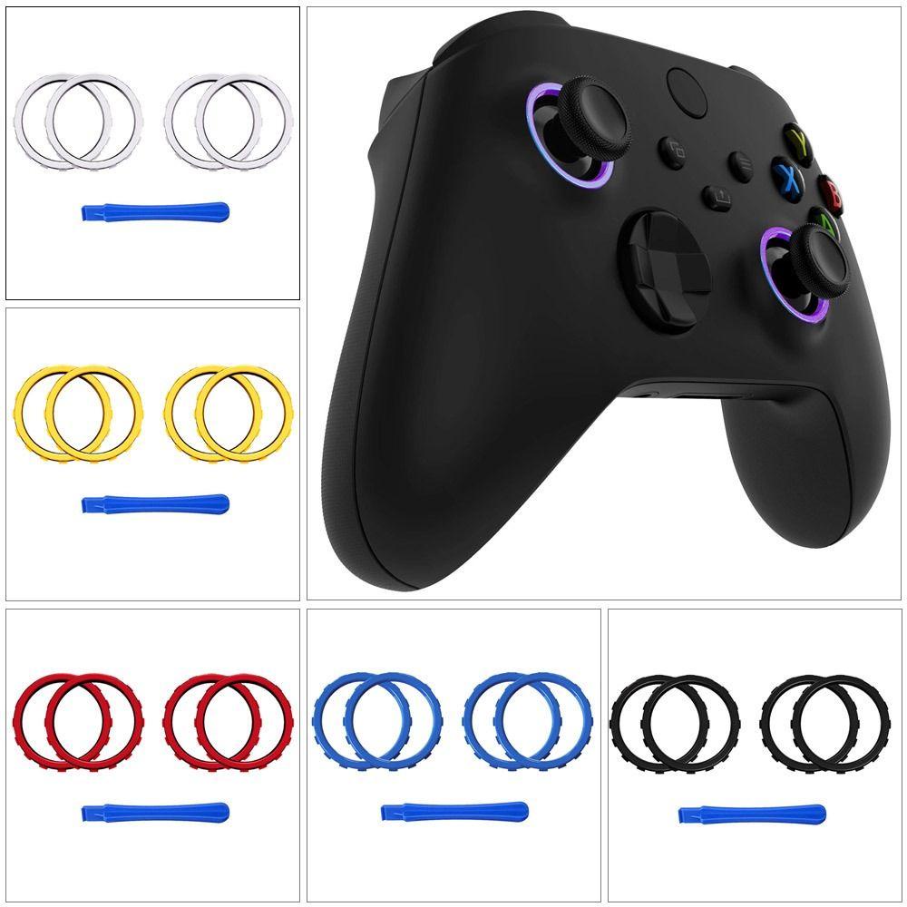 TOP 4pcs Aksesoris Cincin Aksen Suku Cadang Pengganti Game Handle Controller Analog Untuk XBOX ONE ELITE