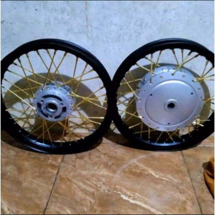 velg pelek jari-jari KUNING pariasi ring 14 YAMAHA Mio j PNP Mio sporty Copotan