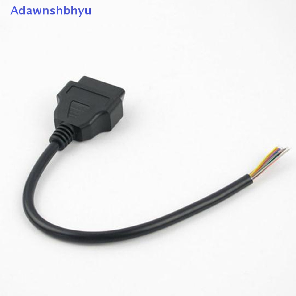 Adhyu OBD OBD-II 16pin Female Extension Connector Untuk Buka Pasang Kawat Kabel Diagnostik ID