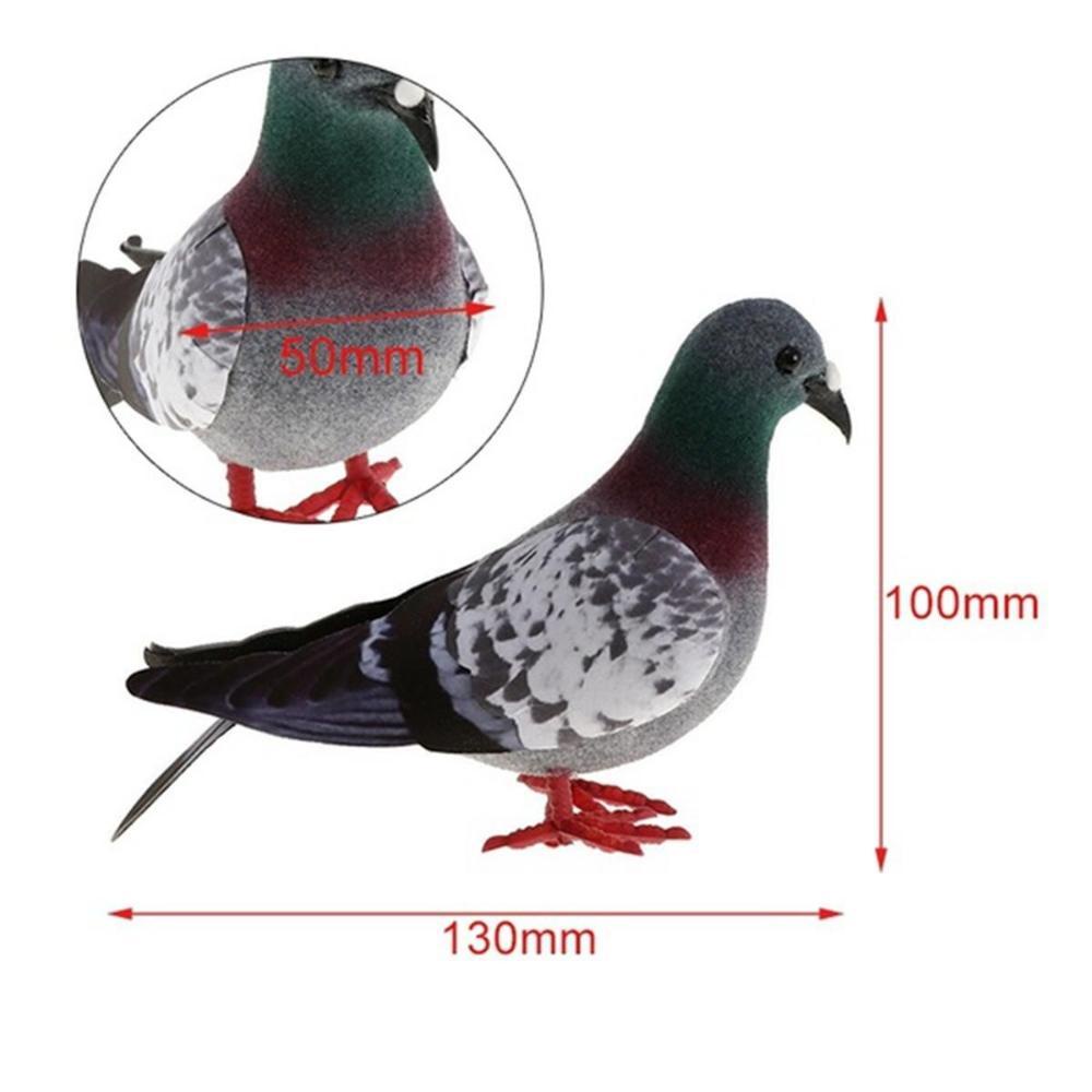 [Elegan] Artificial Burung Ruang Kantor Bulu Dekorasi Rumah Pernikahan Hiasan Taman Merpati Palsu