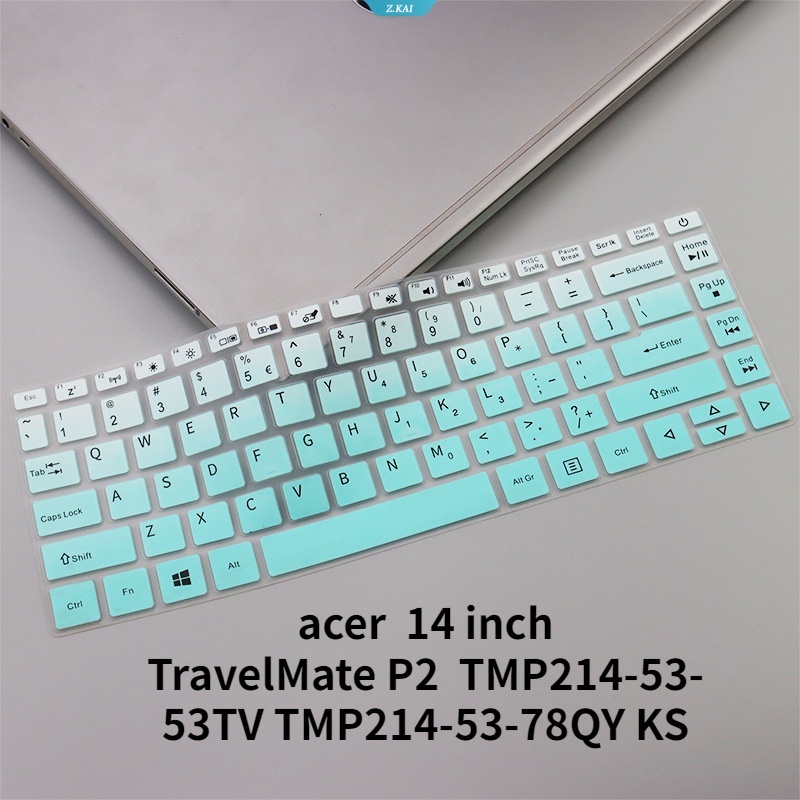 Acer TravelMate P2 TMP214-53-53TV TMP214-53-78QY KS Protector Penutup Keyboard Pelindung Kulit Laptop Film Pelindung Keyboard Komputer Tahan Debu Berkualitas Tinggi [ZK]