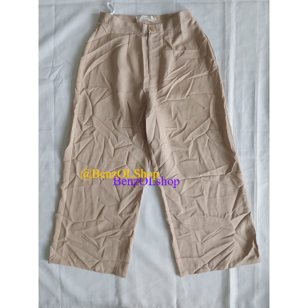 S,M,L,XL-CELANA KULOT PANJANG WANITA/NORMA HAURI X ANN1SA/KHAKI