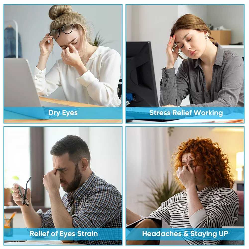 ONULISS Alat Pijat Mata Elektrik Hot Compress Vibration Eye Massager - M01