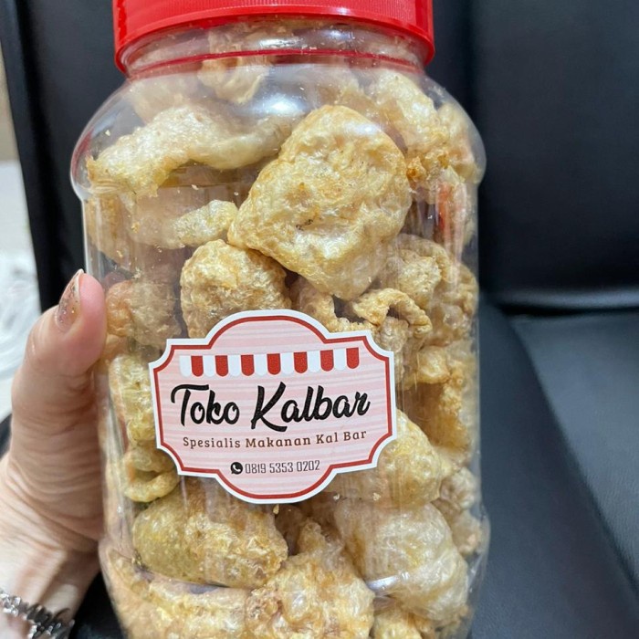 

[Ready - Stock] Krupuk kulit babi / cu jiu ca asli kalbar