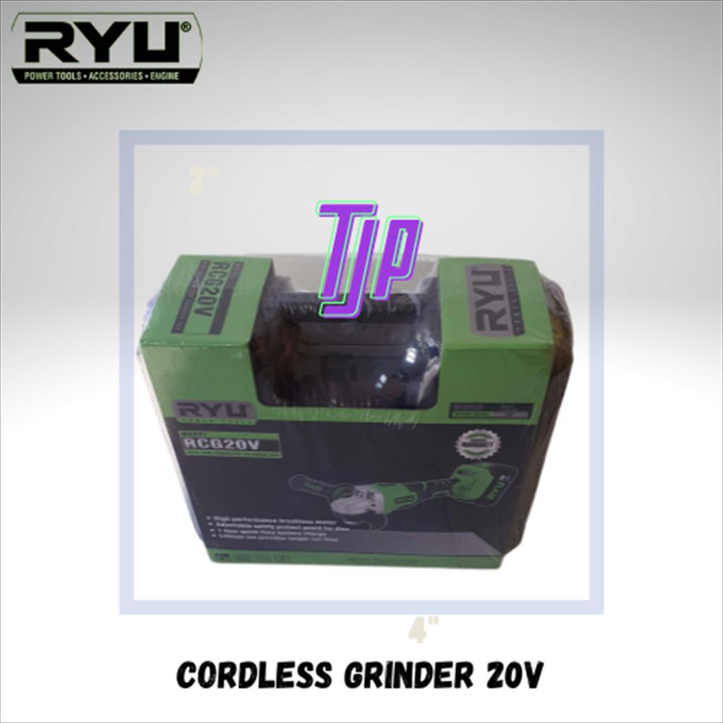 RYU MESIN GERINDA BATERAI / CORDLESS GRINDER RCG 20V