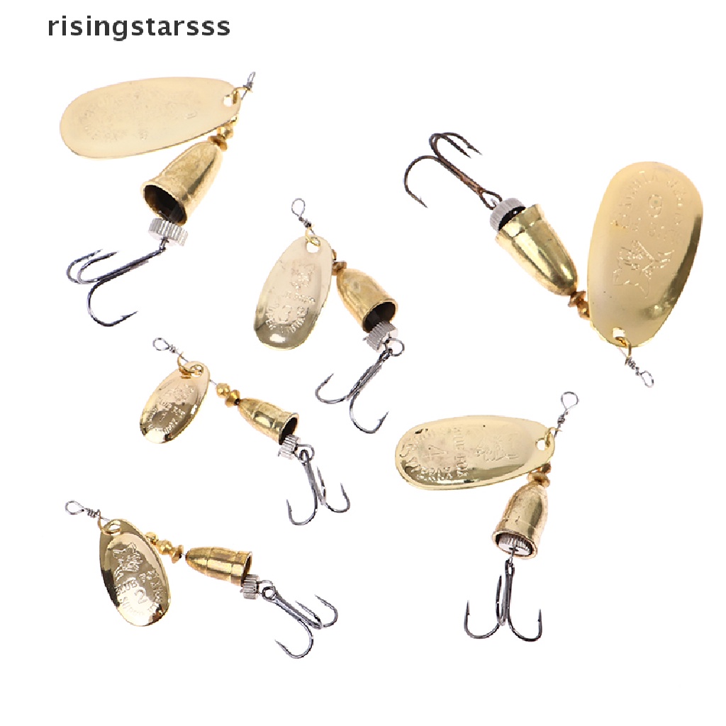 Rsid Span-new Blade Rotag Spinner Metal Lure Kuningan Buatan Sendok Umpan Pancing Tackle Jelly