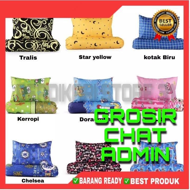 [BS]SARUNG BANTAL ATAUSARUNG GULING SATUAN MOTIF KARAKTER TERLARIS