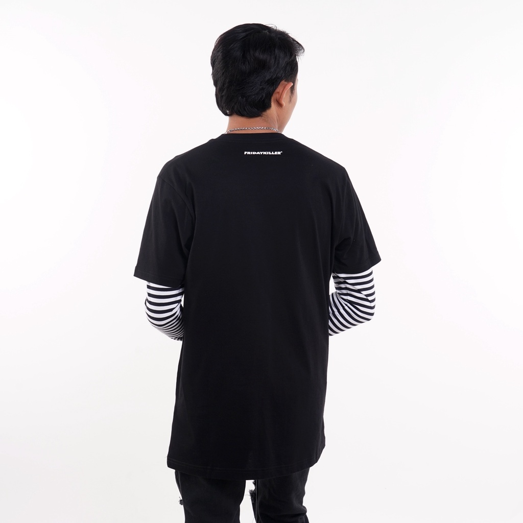 KAOS LENGAN PANJANG FRIDAY KILLER | UNIV LONGSLEEVE BLACK