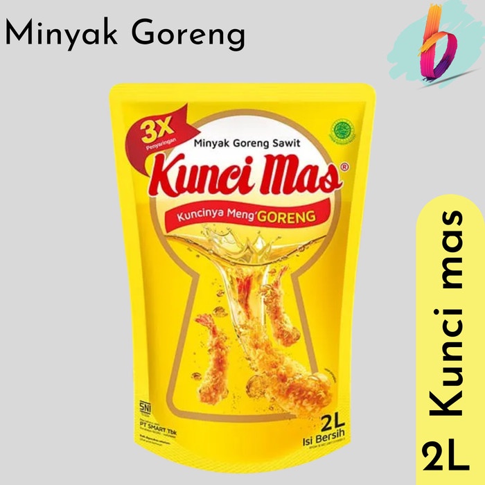 

Minyak Goreng Kunci mas 2 Liter kunci nya menggoreng - Kunci Mas, 2 Liter