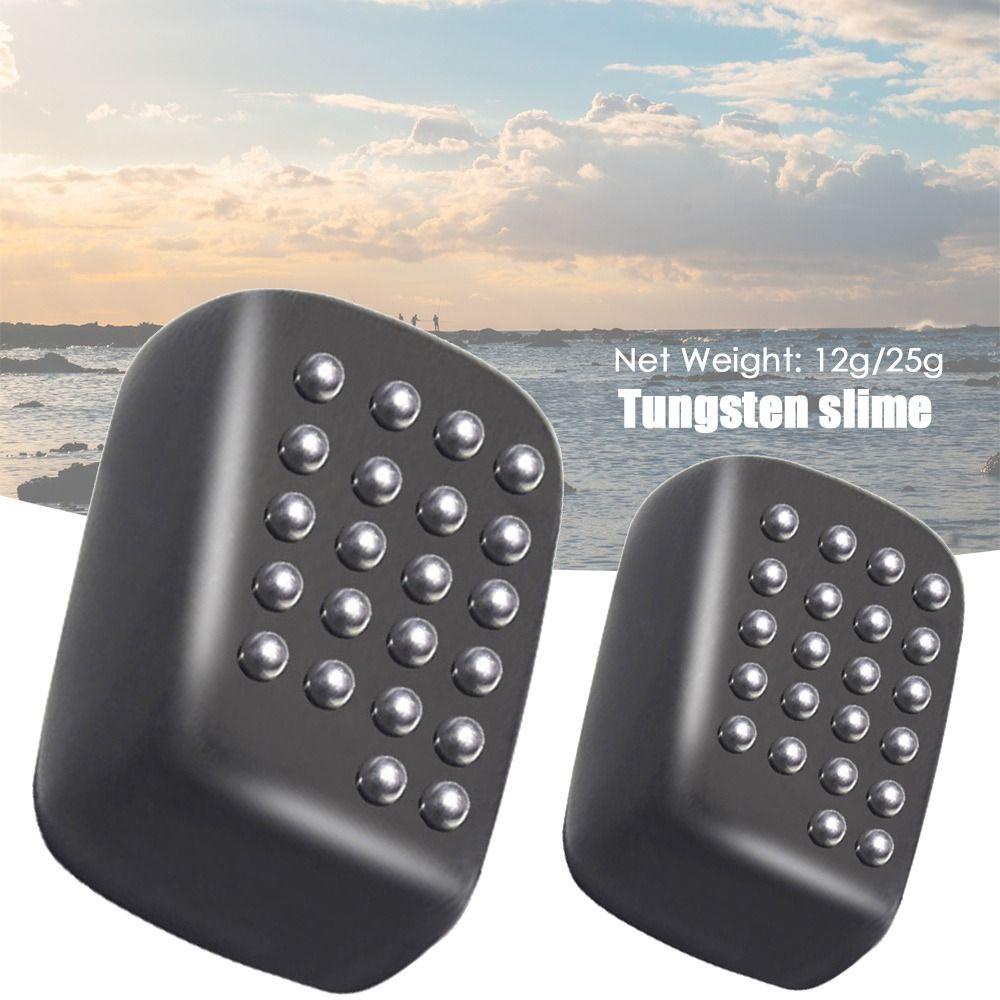 TOP Lembut Memimpin Pasang Tembakan Bulat Garis Wastafel Pemberat Tambahan Tungsten Mud