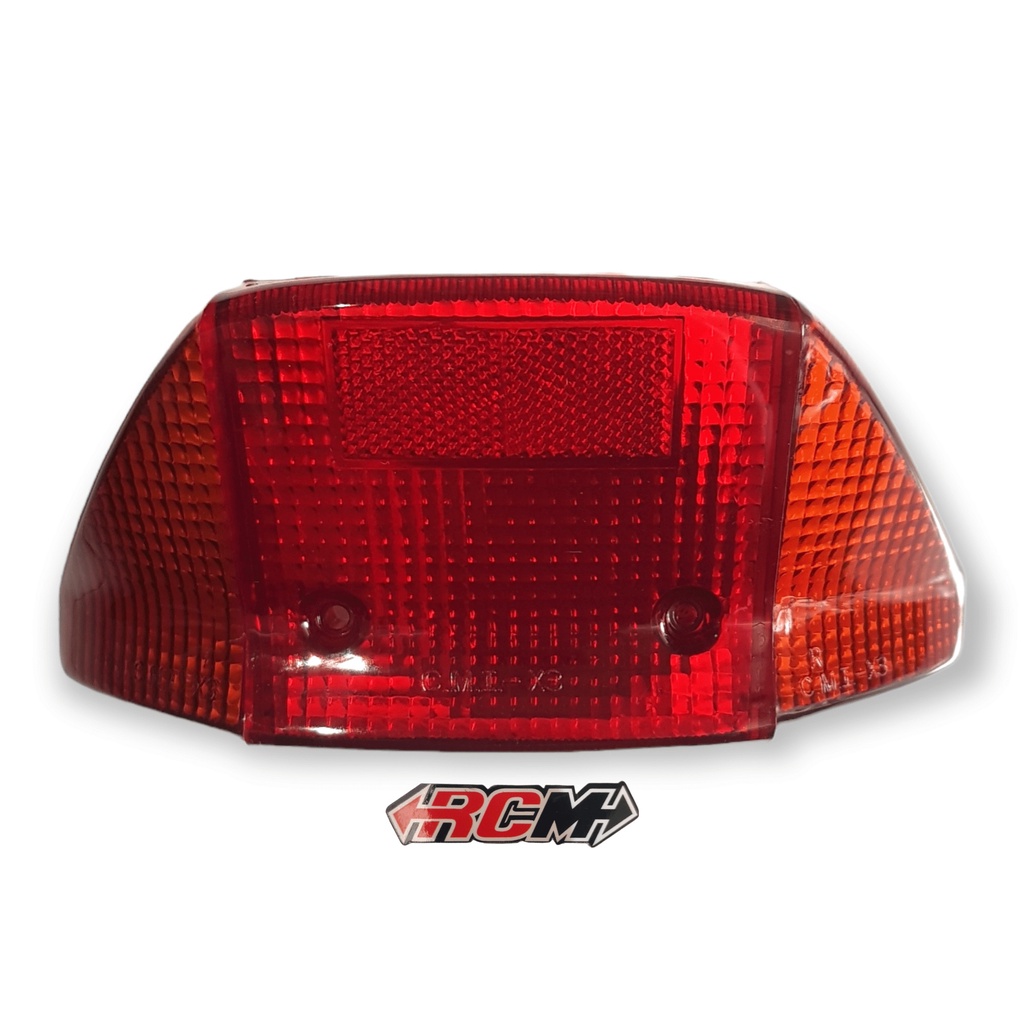 MIKA KACA LENSA STOP LAMP N SEN SEIN RITING RETING BELAKANG HONDA ASTREA PRIMA STAR MERAH RED KUNING YELLOW BEST QUALITY BAHAN TEBAL JAMINAN KUALITAS