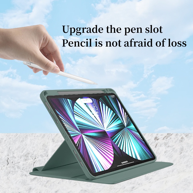 Dllencase Huawei Matepad 11 Pro 11/Matepad Pro 10.8 360 swivel standing Akrilik flap A344