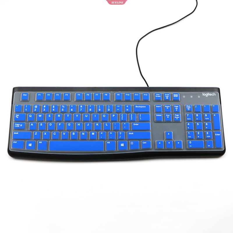 K120 MK120 Keyboard Cover Untuk Logitech K120 MK120 Silikon Pelindung Kulit Case Film Slim Tipis Transparan Bening Blackpink [ZXL] Blackpink