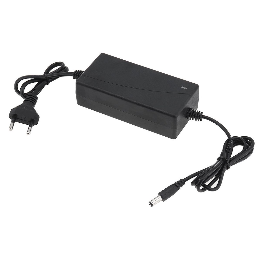 18v 21V Adaptor Daya DC Port Konektor Inline Baterai Lithium Charger Kunci Pas Elektrik/Baterai 18650 Dengan Steker DC 5.5x2.5mm