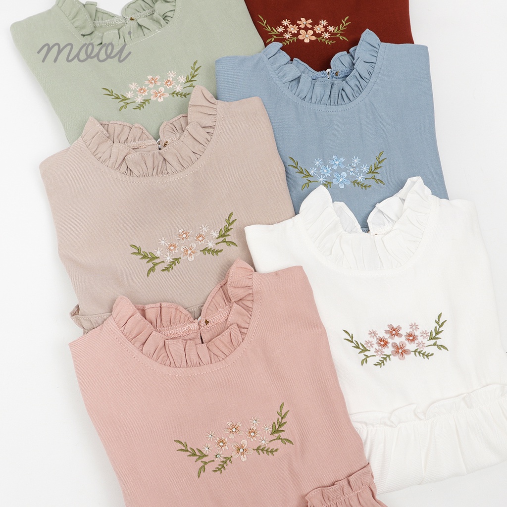 Baju Bayi Setelan Anak Perempuan Mooi Maira Tunik Set 1-10 Tahun