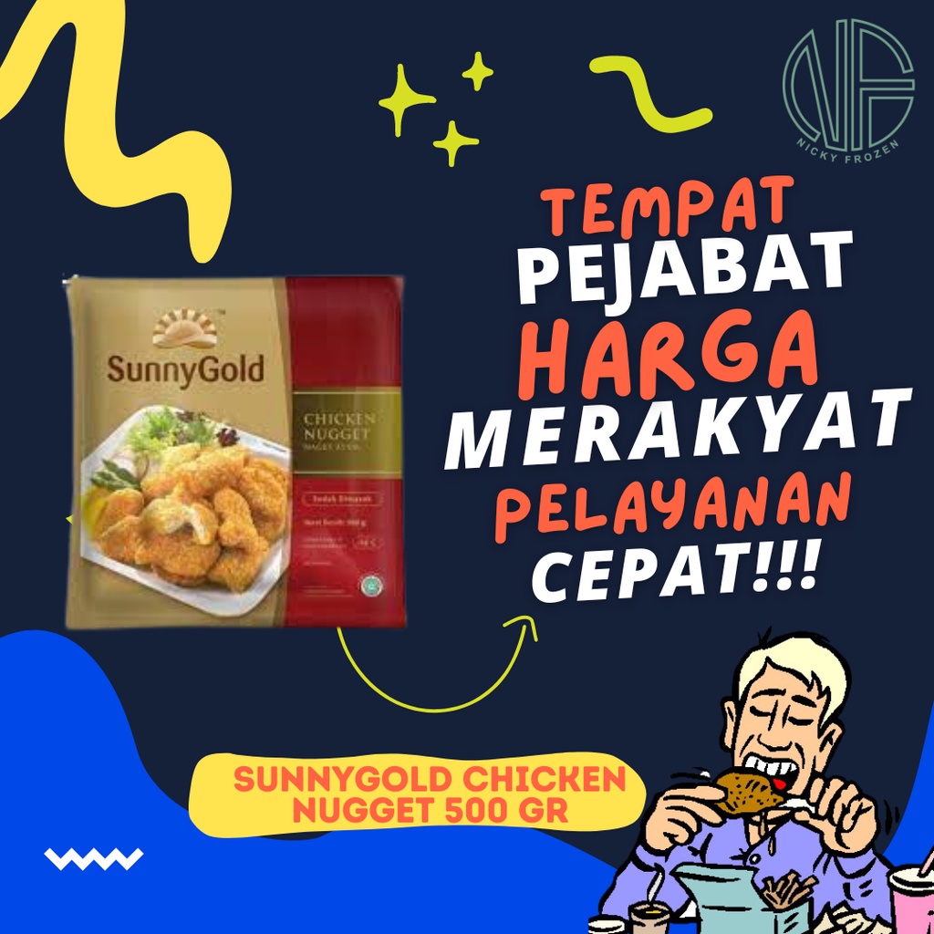 

SUNNYGOLD CHICKEN NUGGET 500gr