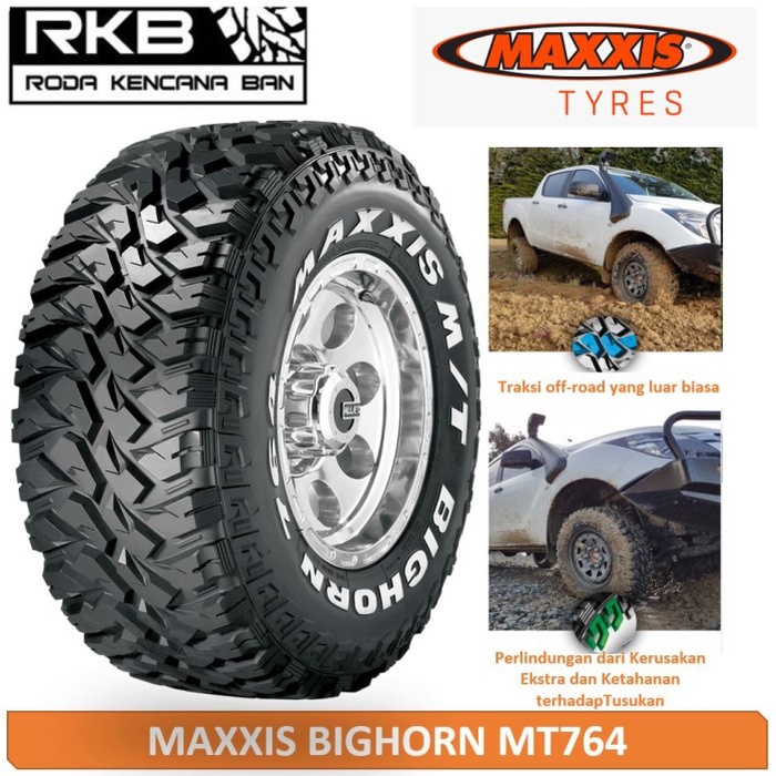 Maxxis Bighorn MT764 Ukuran 305/50 R20 Ban Mobil OFFROAD Dodge RAM Lexus GX
