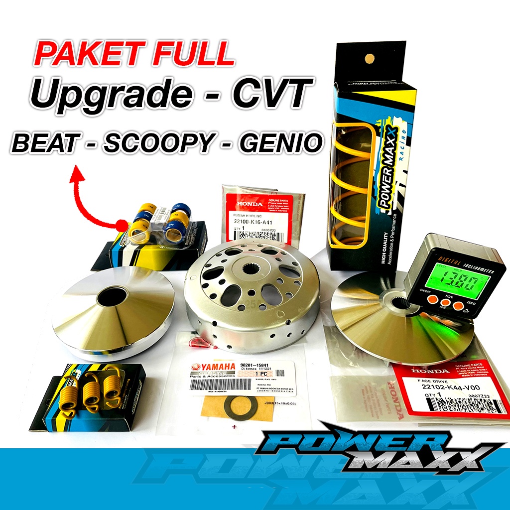 Jual Paket Kirian Beat Fi Scoopy Esp Karbu Karburator Full Spek Paket Upgrade Cvt Mangkok 5977