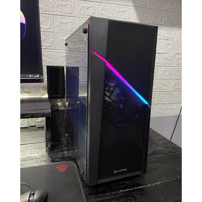 PC Komputer Paket Gaming, Editing, Office, Editing Murah AMD Ram 8GB DDR4 HDD 500GB SSD 120GB