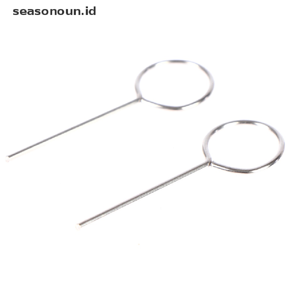 Seasonoun 20Pcs/lot Universal Sim Card Tray Ejector Eject Pin Alat Pelepas Kunci Untuk Telepon.