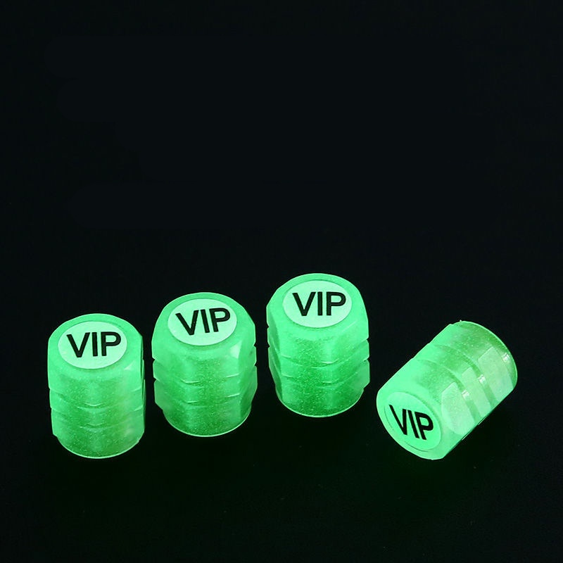 4pcs Luminous car valve cover Penutup Katup Ban Neon glow in dark Colokan Roda Sepeda Motor Mobil Ban hub cover Dekorasi