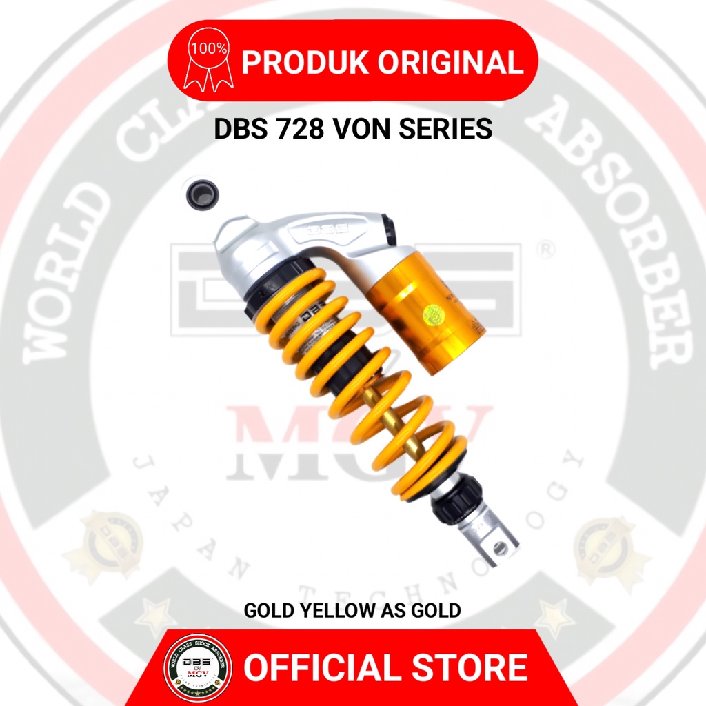 [ BISA COD ] Shock Tabung DBS 728 VON SERIES GENIO BEAT VARIO SCOOPY MIO J GT M3 FINO XEON SOUL GT125 FAZZIO XRIDE LEXI FREEGO