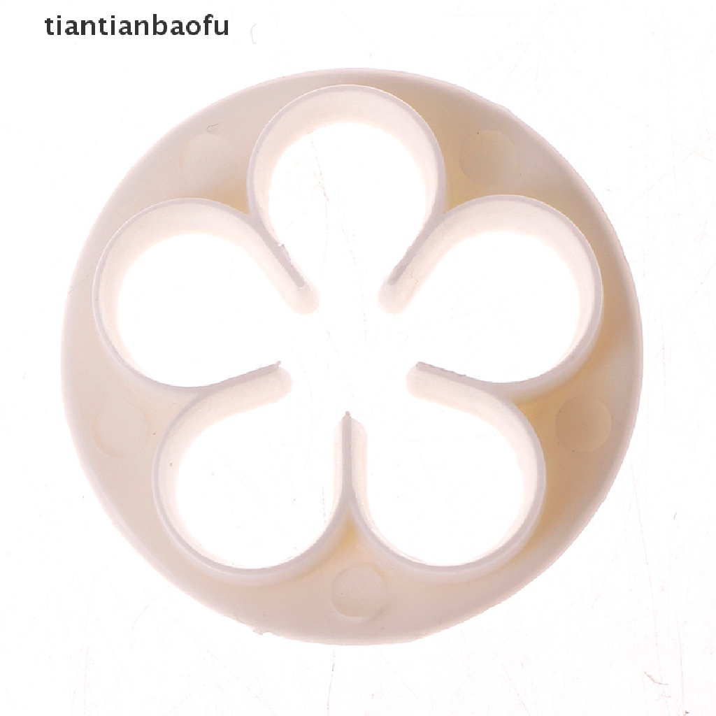 [tiantianbaofu] 4pcs Cetakan Pemotong Kue Fondant Bunga Mawar Sugarcraft Baking Decorag Alat Butik