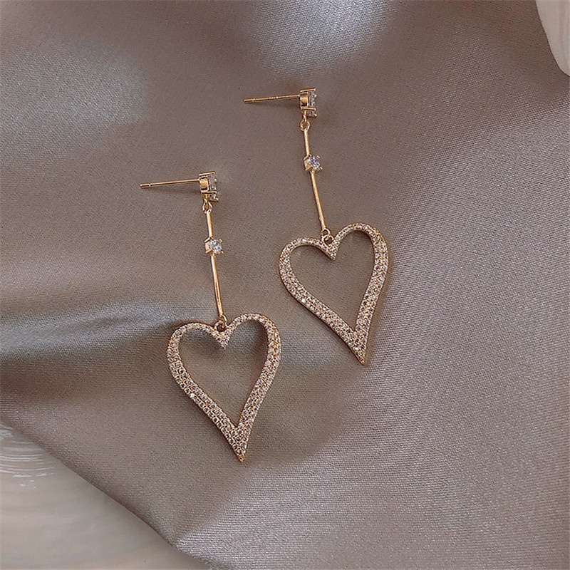 Anting Gaya Baru Trendi Korea Temperamen Influencer Wajah Bulat Panjang Lebih Ramping Terlihat Musim Gugur Musim Dingin Stud Earrings925 Sterling Silver Stud Earrings