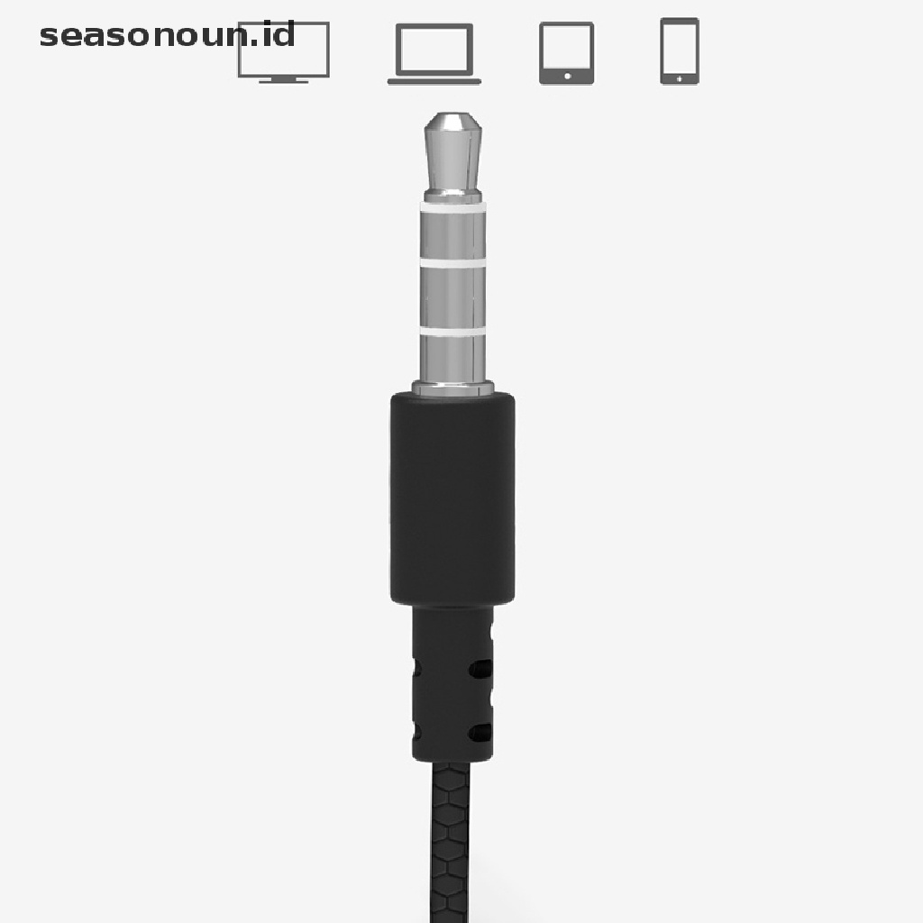 Seasonoun Inear Headphone Dengan Mic Earphone Kabel Dengan Headphone Untuk Laptop Untuk Android.