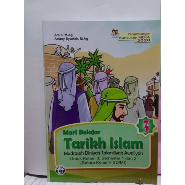 

buku mari belajar tarikh Islam madrasah Diniyah takmiliyah awaliyah kelas 3 2020