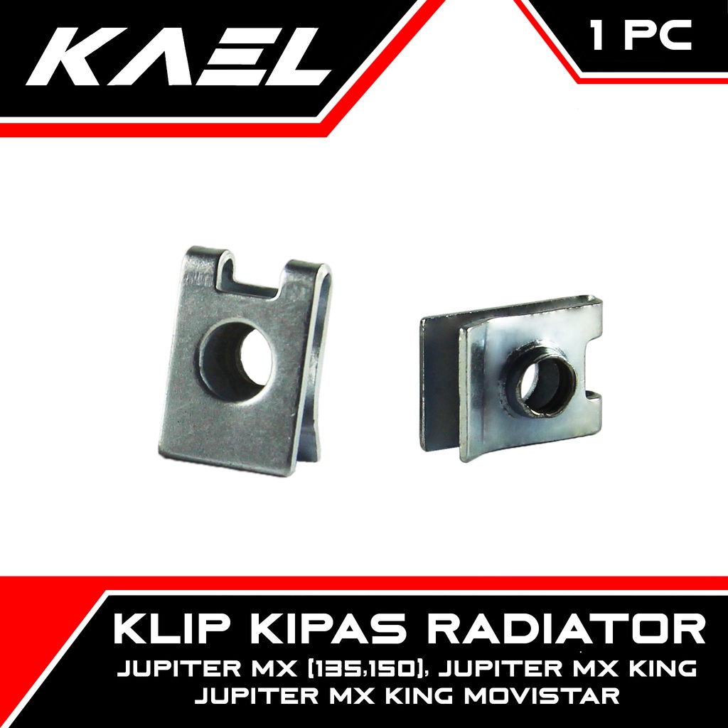 Klip Kipas Radiator Jupiter MX 135 150 &amp; Jupiter MX King &amp; Jupiter MX King Movistar Clip Fan Radiator Set 2 Pcs