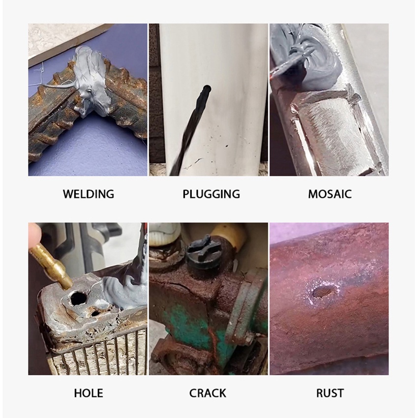 

100g Untuk Reparasi Mobil / Rumah (Lem Besi Kayu Kaca Plastik Karet Metal)Lem Perekat Super Pasta