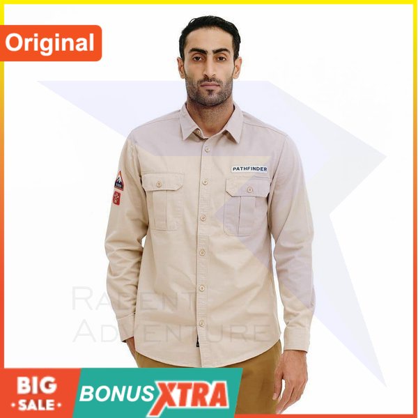 Kemeja 𝐄𝐢𝐠𝐞𝐞𝐫 PATHFINDER SHIRT 2.0 Khakhi 91000 6782 Original Cowok